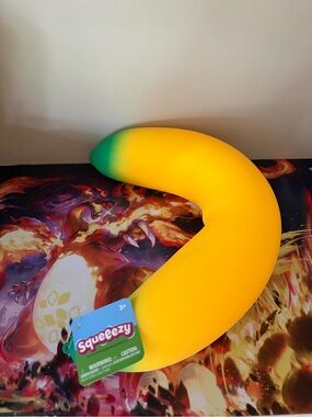 Squeezy Yellow Banana Squishy by Squeezy